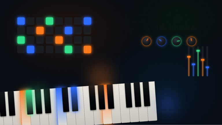 how to learn electronic music production illustration